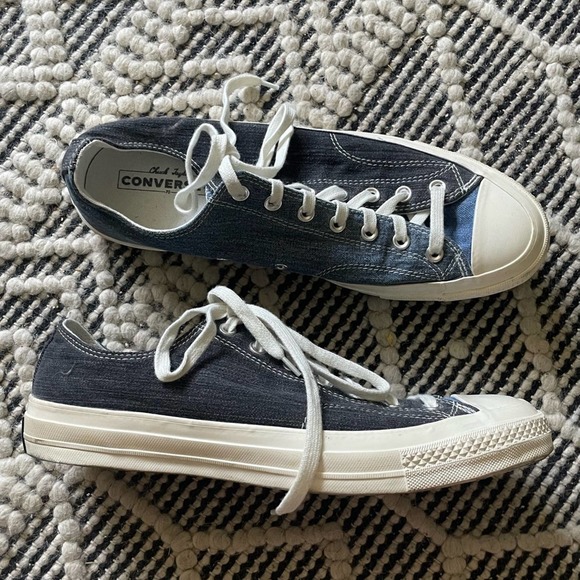 Chuck Taylor Converse Denim / Jean Sneaker Shoes Size Men’s 12 Blue White